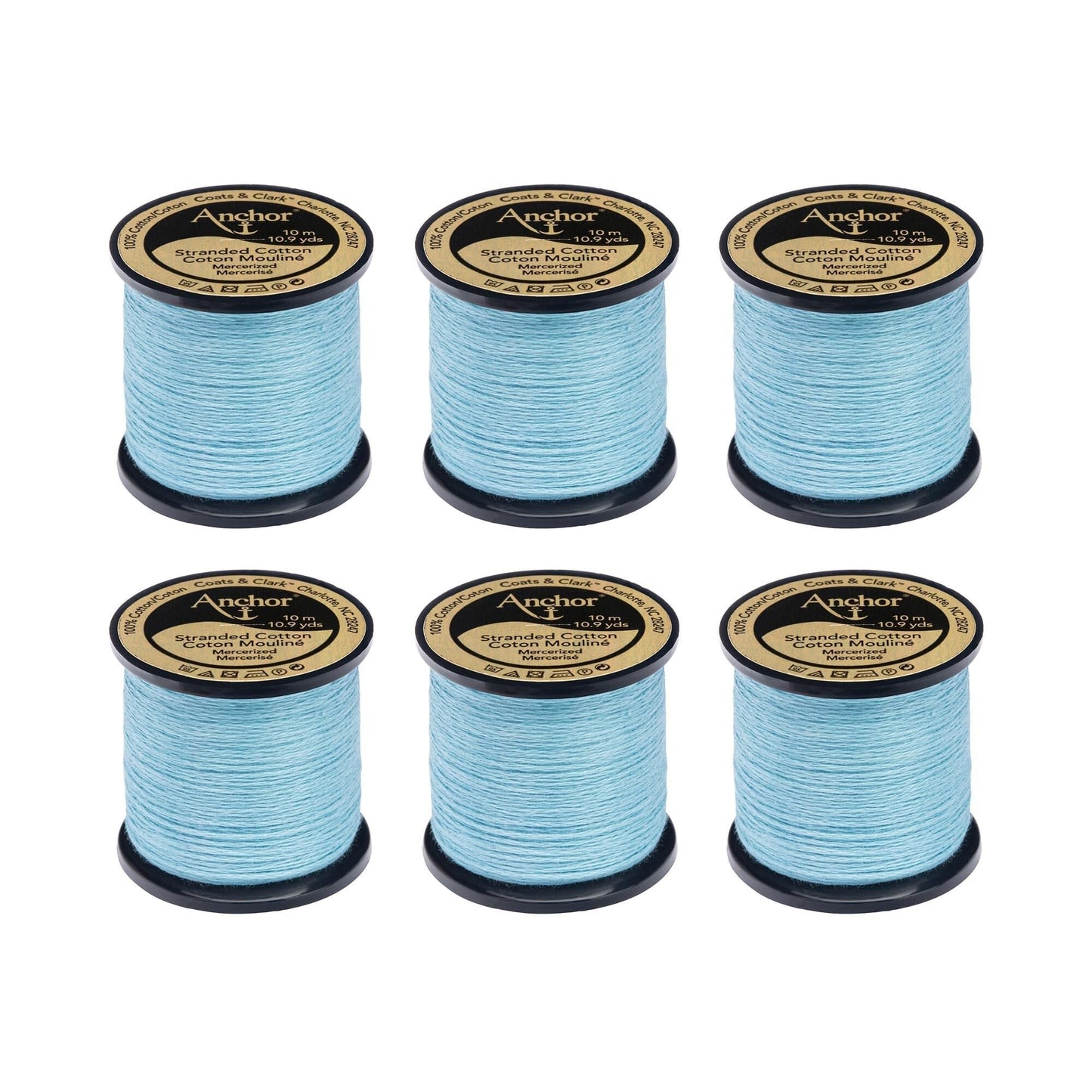 AN Spooled Floss 10 Meters (6 Pack) - Clearance shades