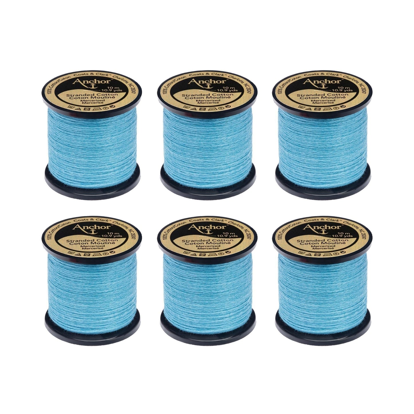AN Spooled Floss 10 Meters (6 Pack) - Clearance shades