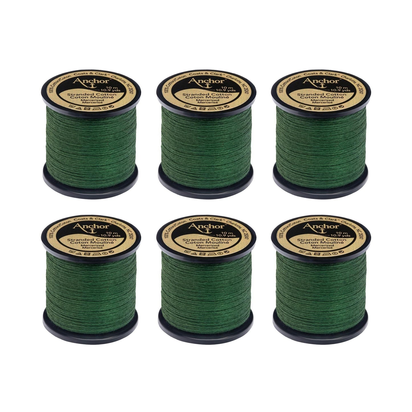 AN Spooled Floss 10 Meters (6 Pack) - Clearance shades