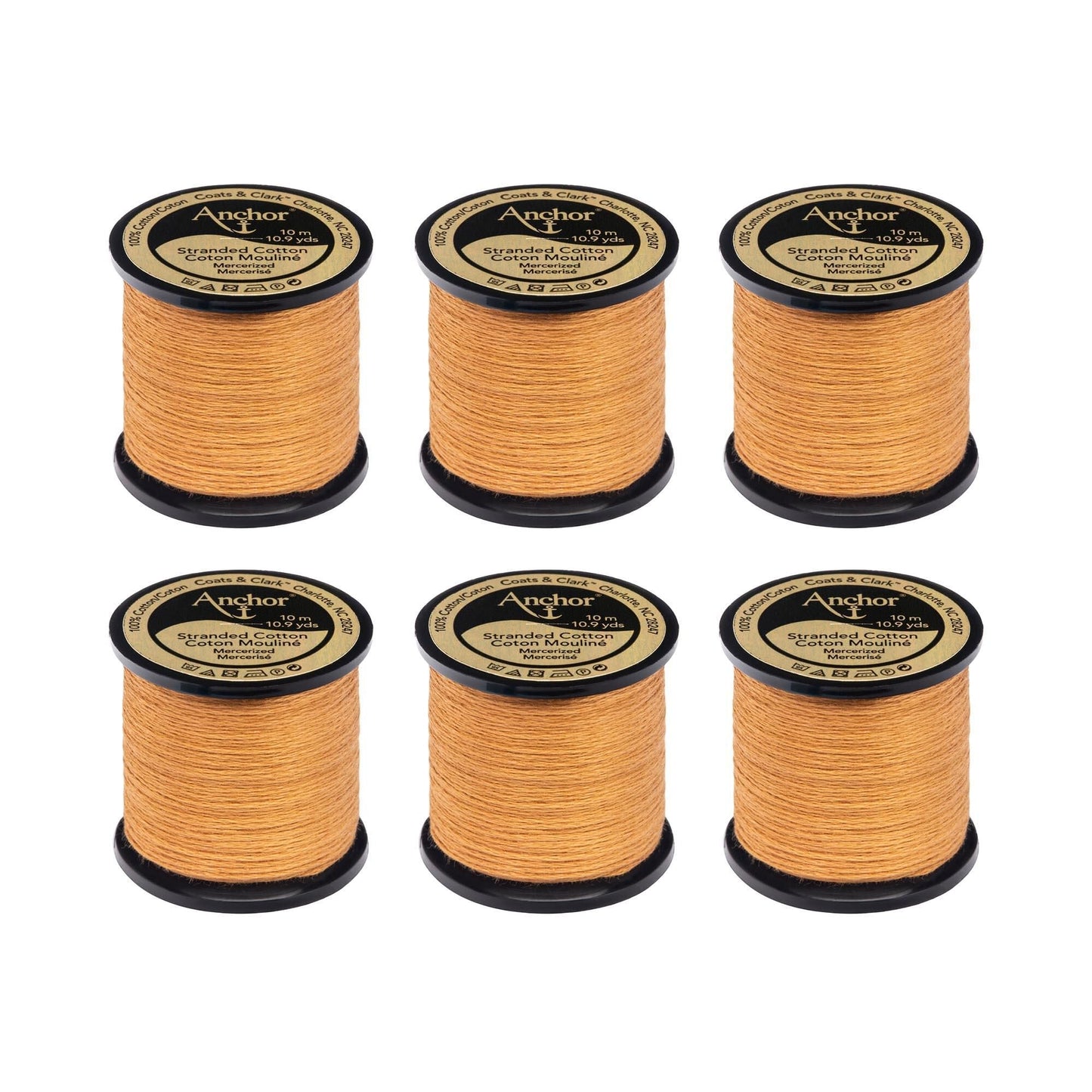 AN Spooled Floss 10 Meters (6 Pack) - Clearance shades