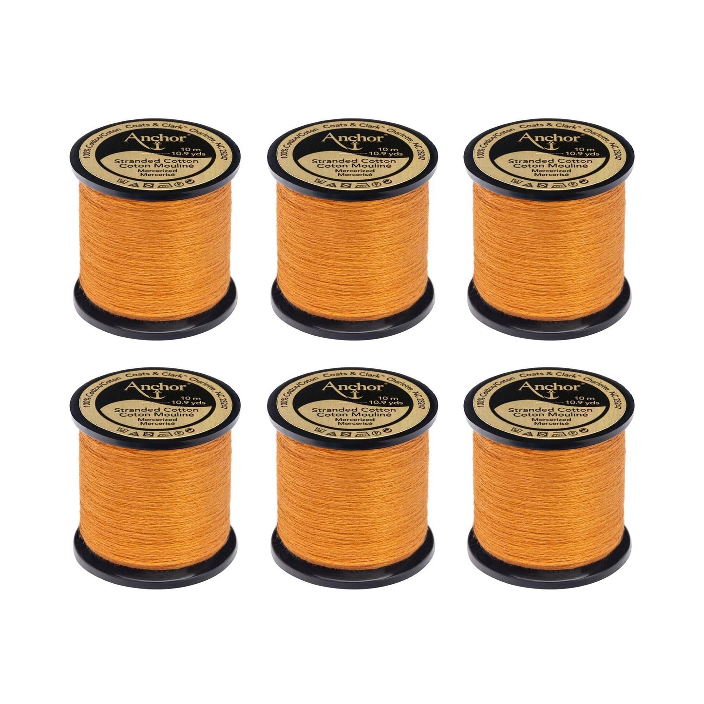 AN Spooled Floss 10 Meters (6 Pack) - Clearance shades
