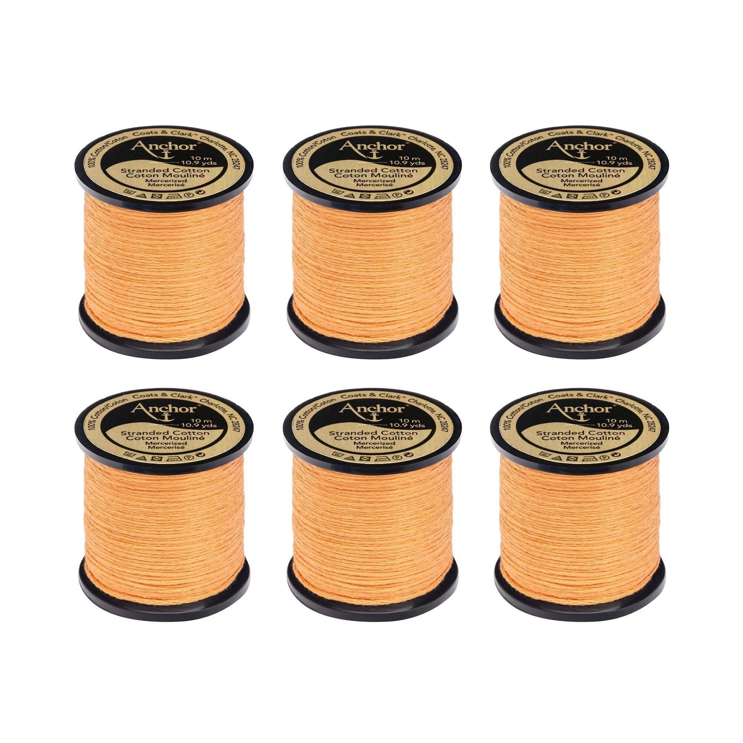 AN Spooled Floss 10 Meters (6 Pack) - Clearance shades