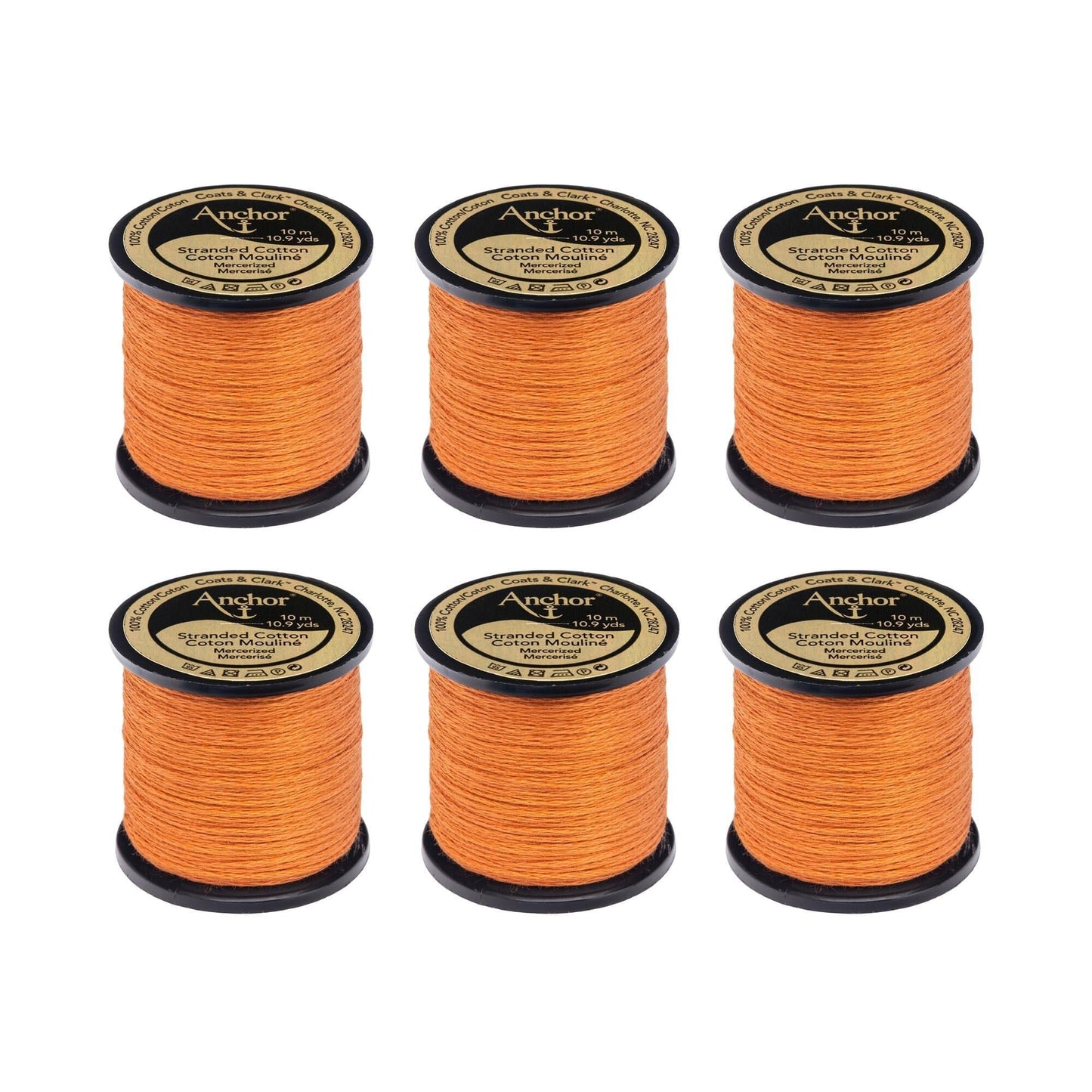 AN Spooled Floss 10 Meters (6 Pack) - Clearance shades