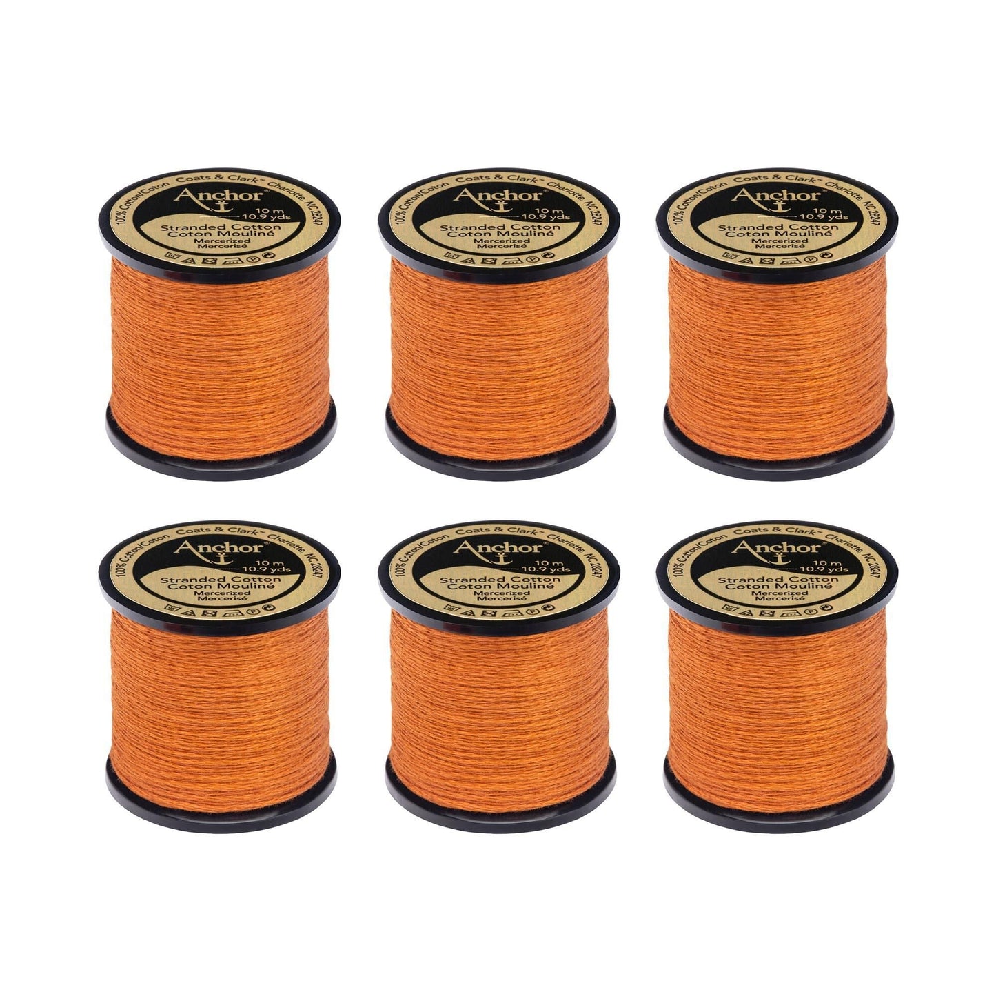 AN Spooled Floss 10 Meters (6 Pack) - Clearance shades