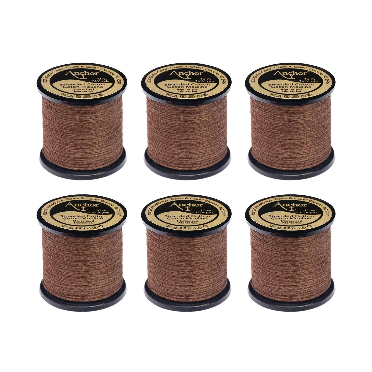 AN Spooled Floss 10 Meters (6 Pack) - Clearance shades