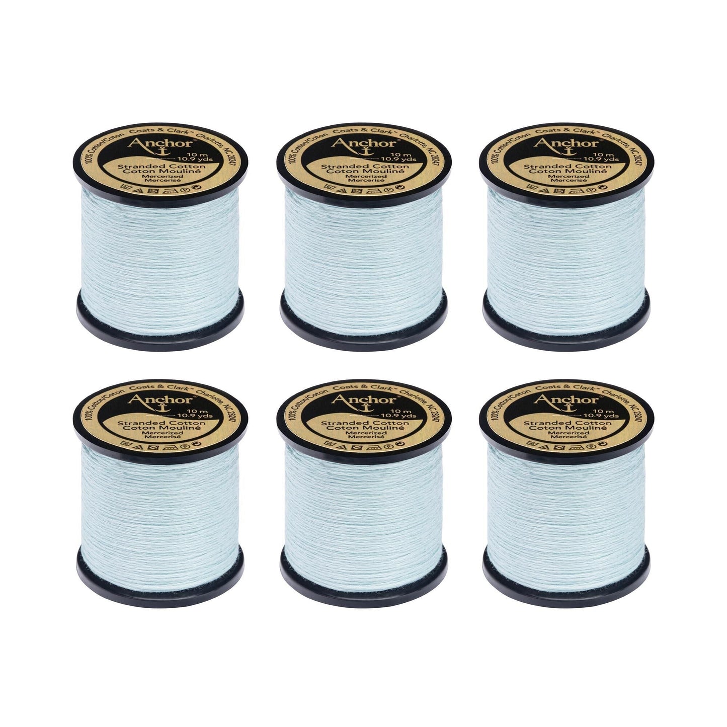 AN Spooled Floss 10 Meters (6 Pack) - Clearance shades