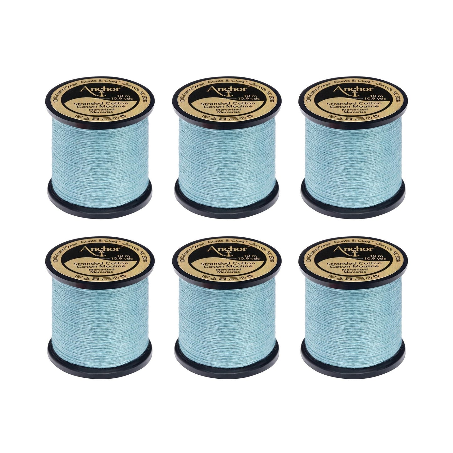 AN Spooled Floss 10 Meters (6 Pack) - Clearance shades