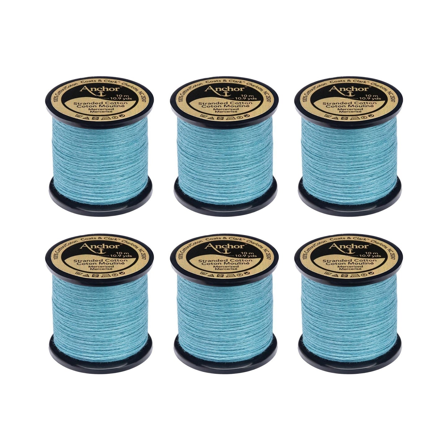 AN Spooled Floss 10 Meters (6 Pack) - Clearance shades