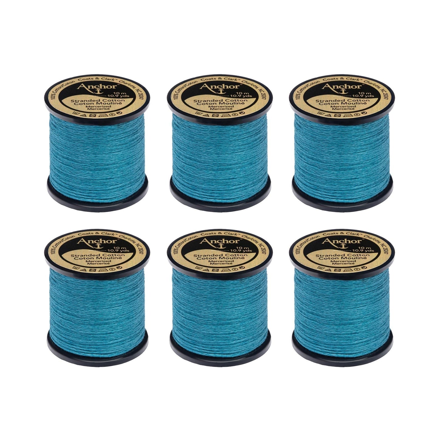 AN Spooled Floss 10 Meters (6 Pack) - Clearance shades