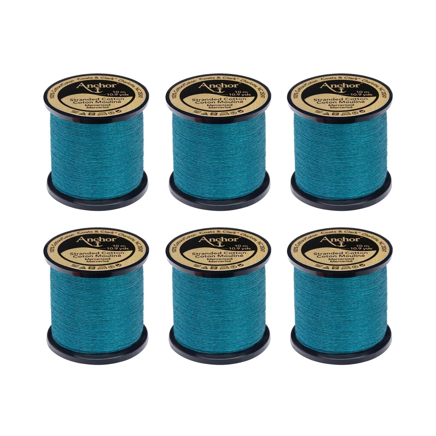 AN Spooled Floss 10 Meters (6 Pack) - Clearance shades