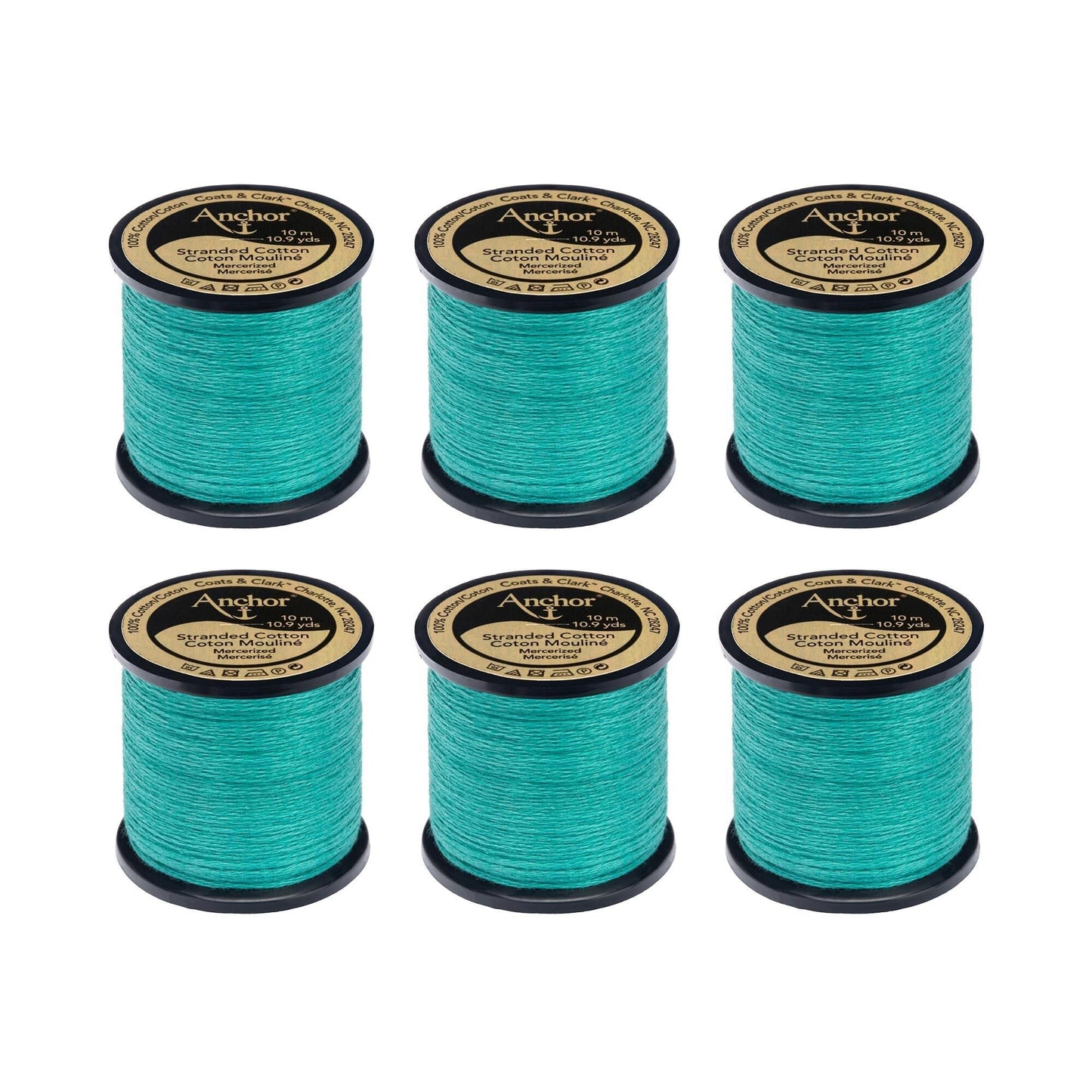 AN Spooled Floss 10 Meters (6 Pack) - Clearance shades
