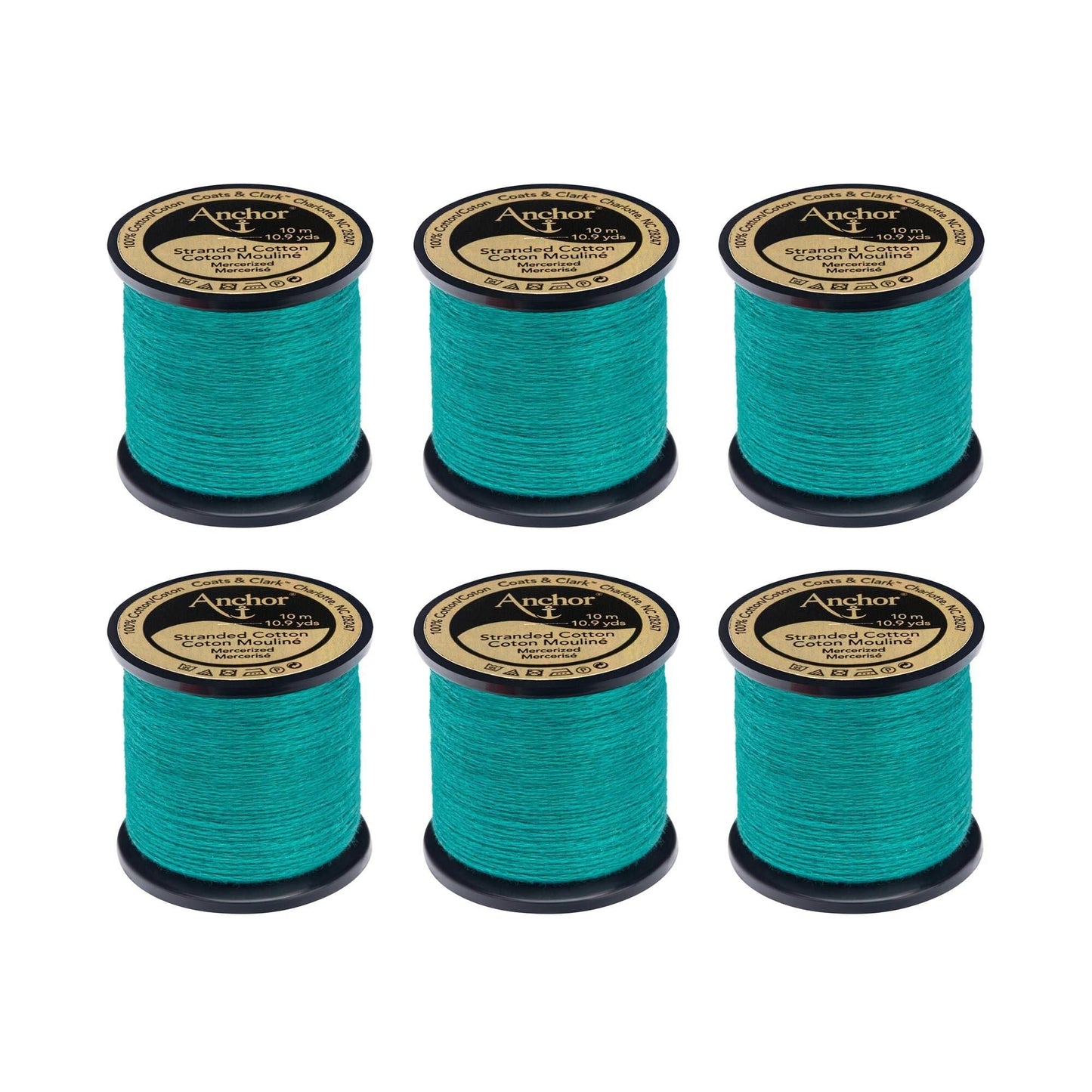 AN Spooled Floss 10 Meters (6 Pack) - Clearance shades