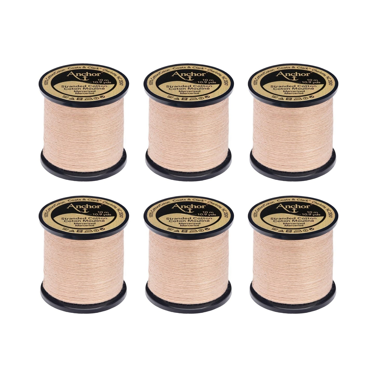AN Spooled Floss 10 Meters (6 Pack) - Clearance shades
