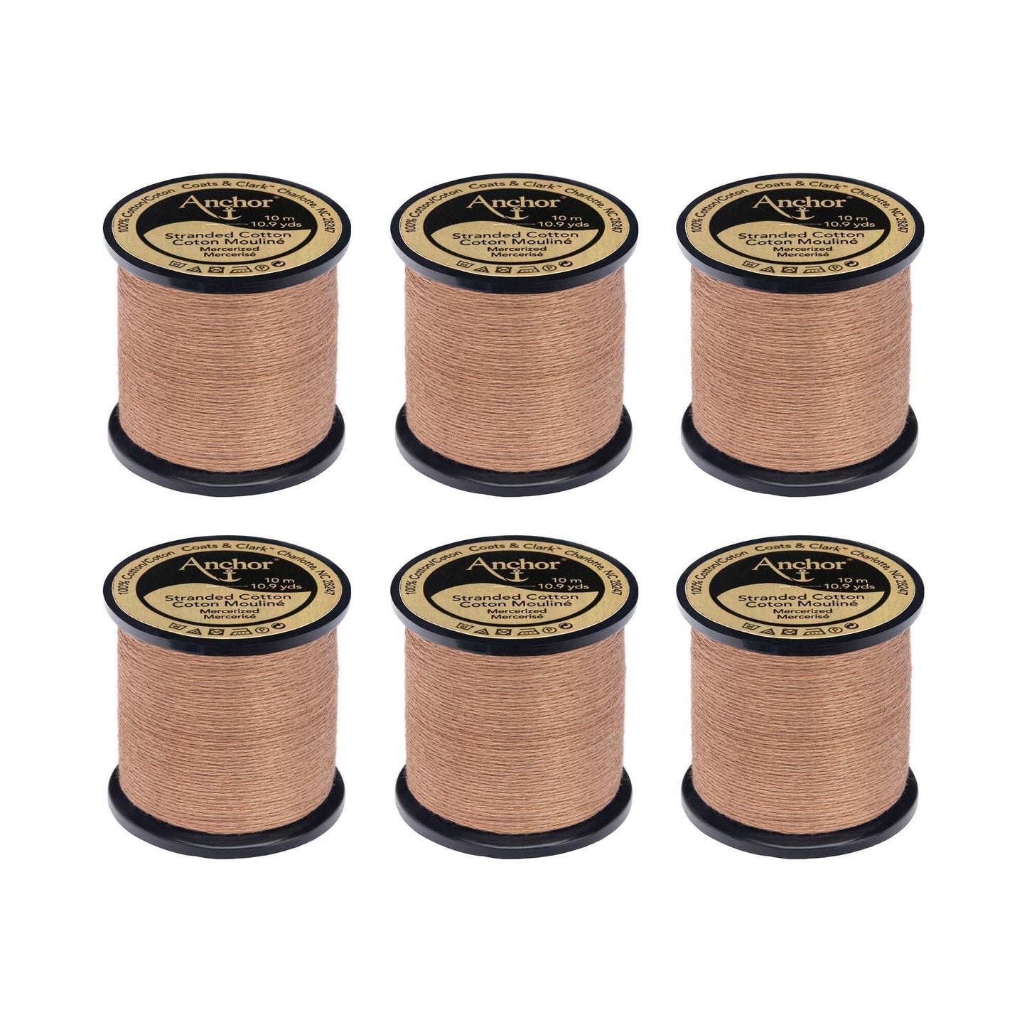 AN Spooled Floss 10 Meters (6 Pack) - Clearance shades