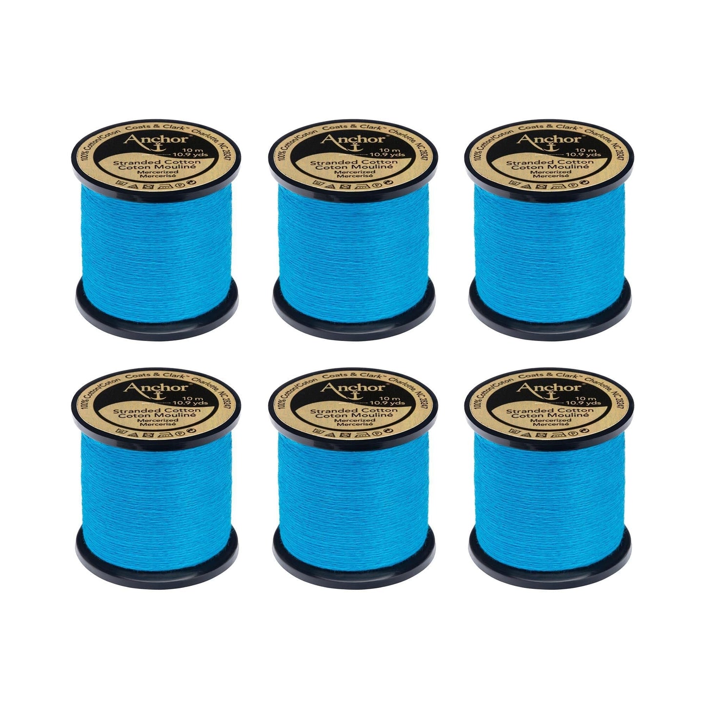 AN Spooled Floss 10 Meters (6 Pack) - Clearance shades