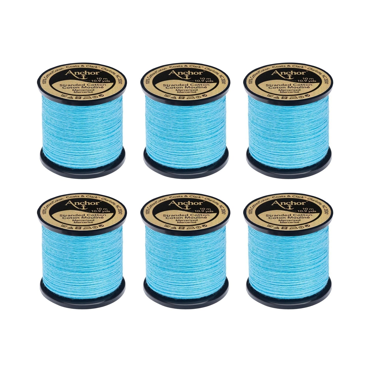 AN Spooled Floss 10 Meters (6 Pack) - Clearance shades