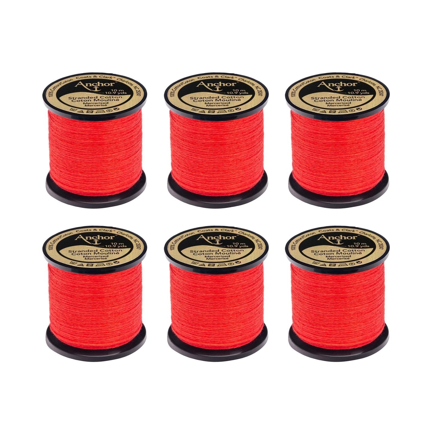 AN Spooled Floss 10 Meters (6 Pack) - Clearance shades