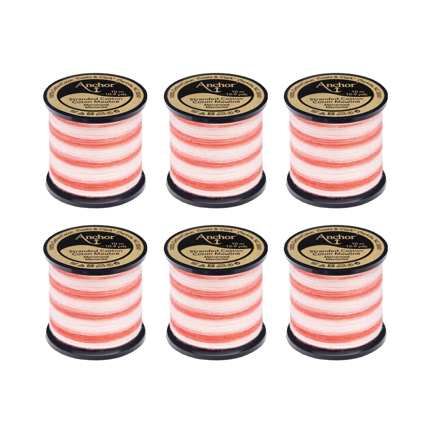AN Spooled Floss 10 Meters (6 Pack) - Clearance shades