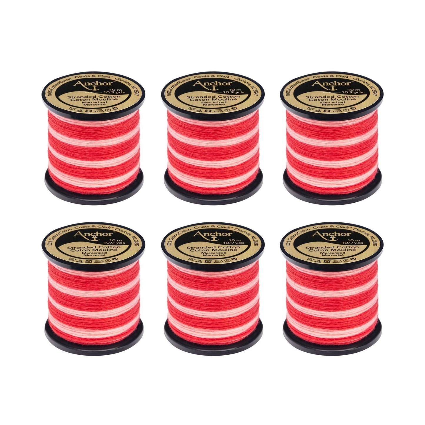 AN Spooled Floss 10 Meters (6 Pack) - Clearance shades