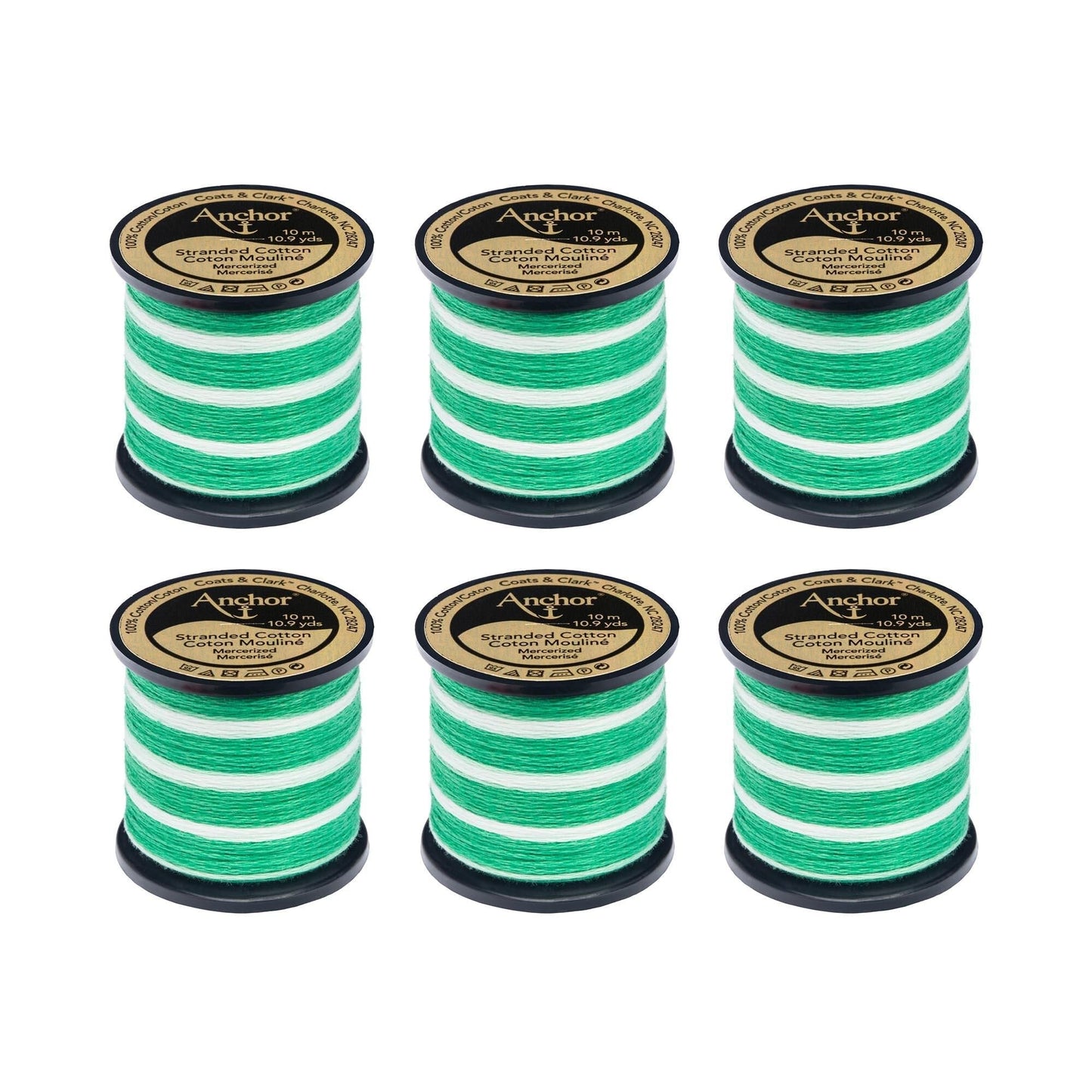 AN Spooled Floss 10 Meters (6 Pack) - Clearance shades