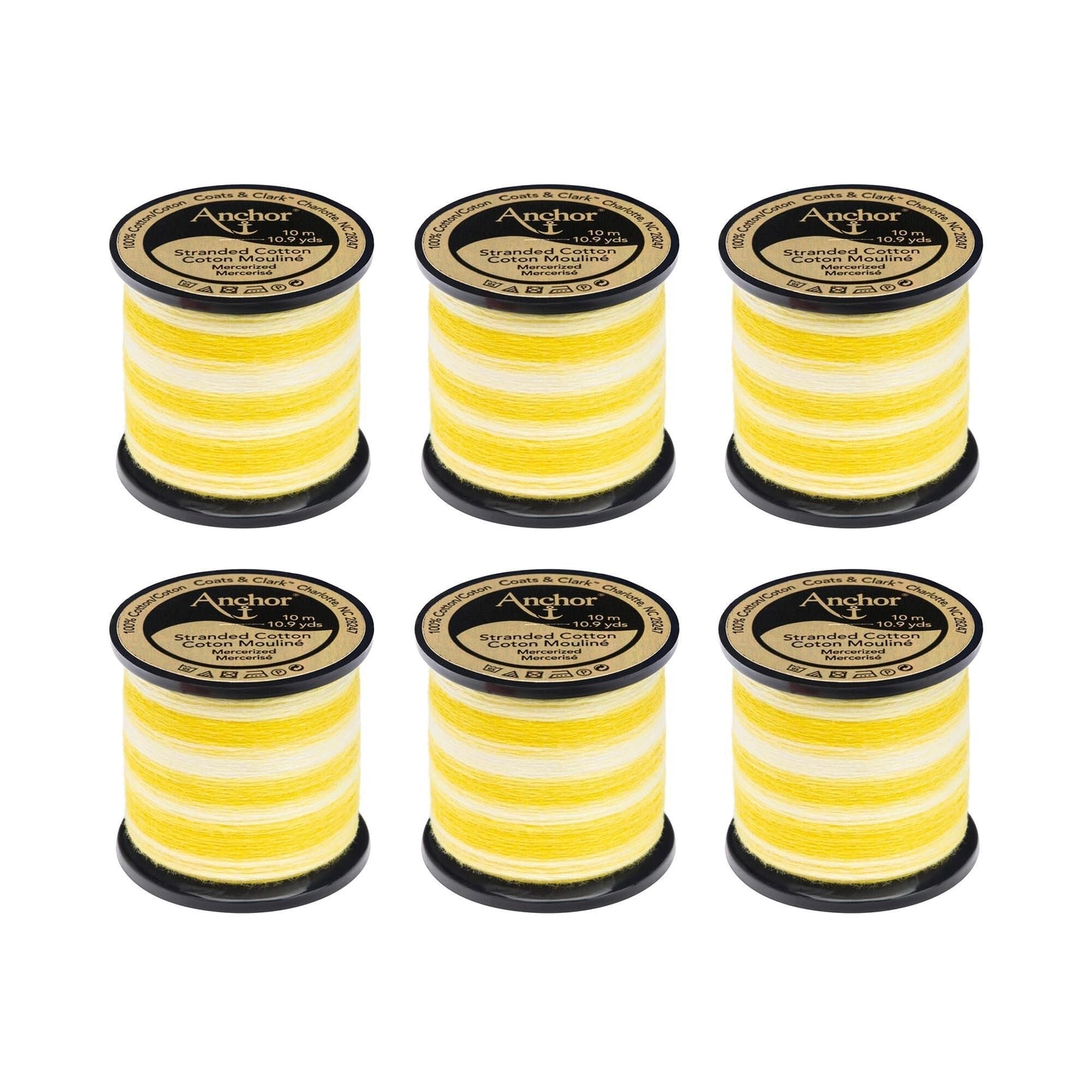 AN Spooled Floss 10 Meters (6 Pack) - Clearance shades