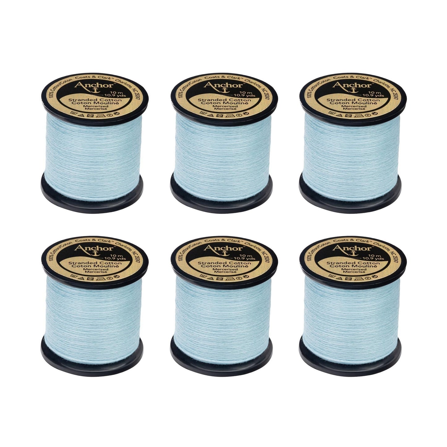 AN Spooled Floss 10 Meters (6 Pack) - Clearance shades