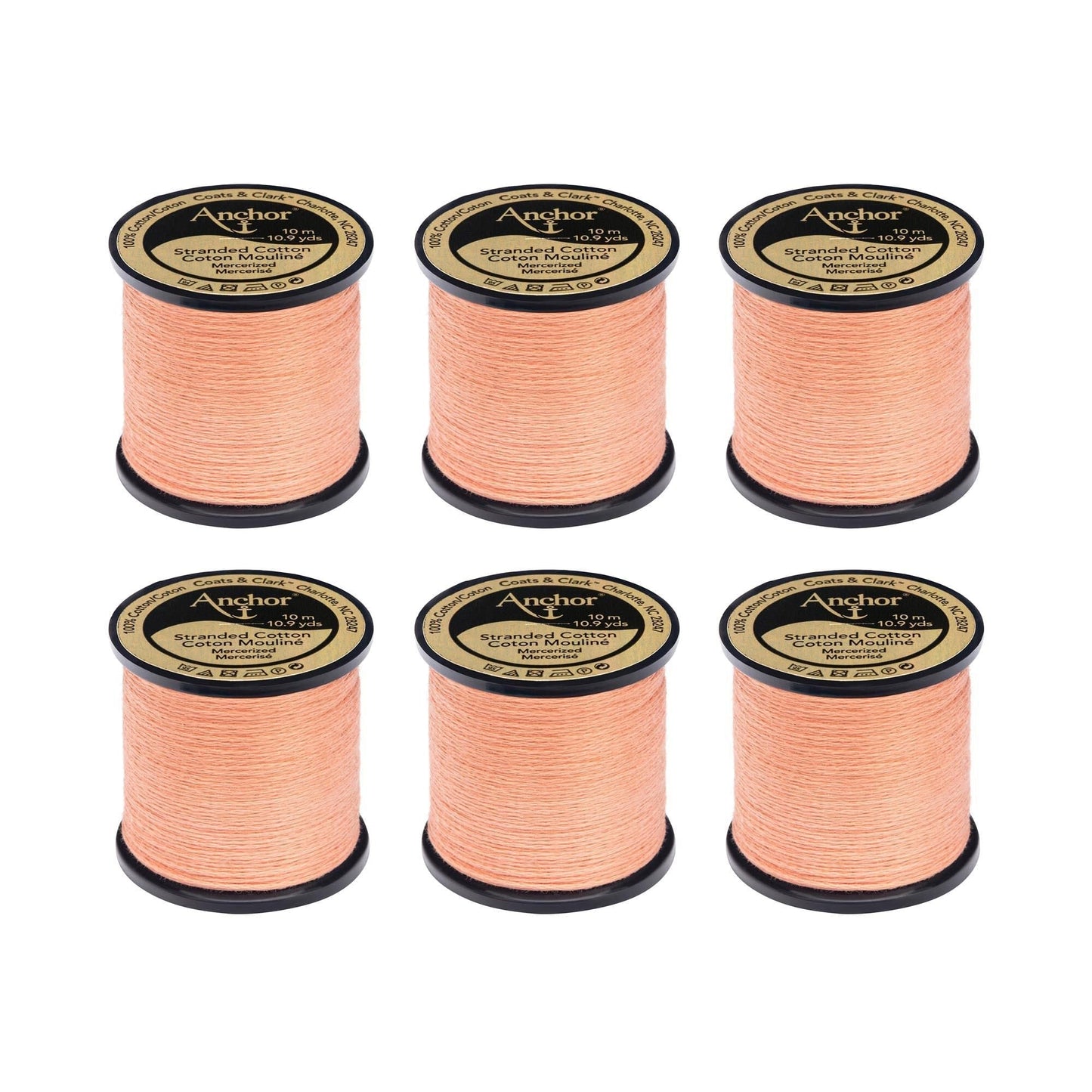 AN Spooled Floss 10 Meters (6 Pack) - Clearance shades