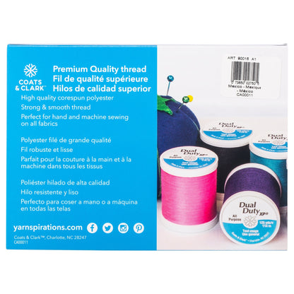 CC Dual Duty XP All Purpose Sewing Thread Set, 15 Spools