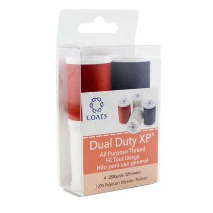 CC Dual Duty XP All Purpose Sewing Thread, 4 Spools - Clearance shades