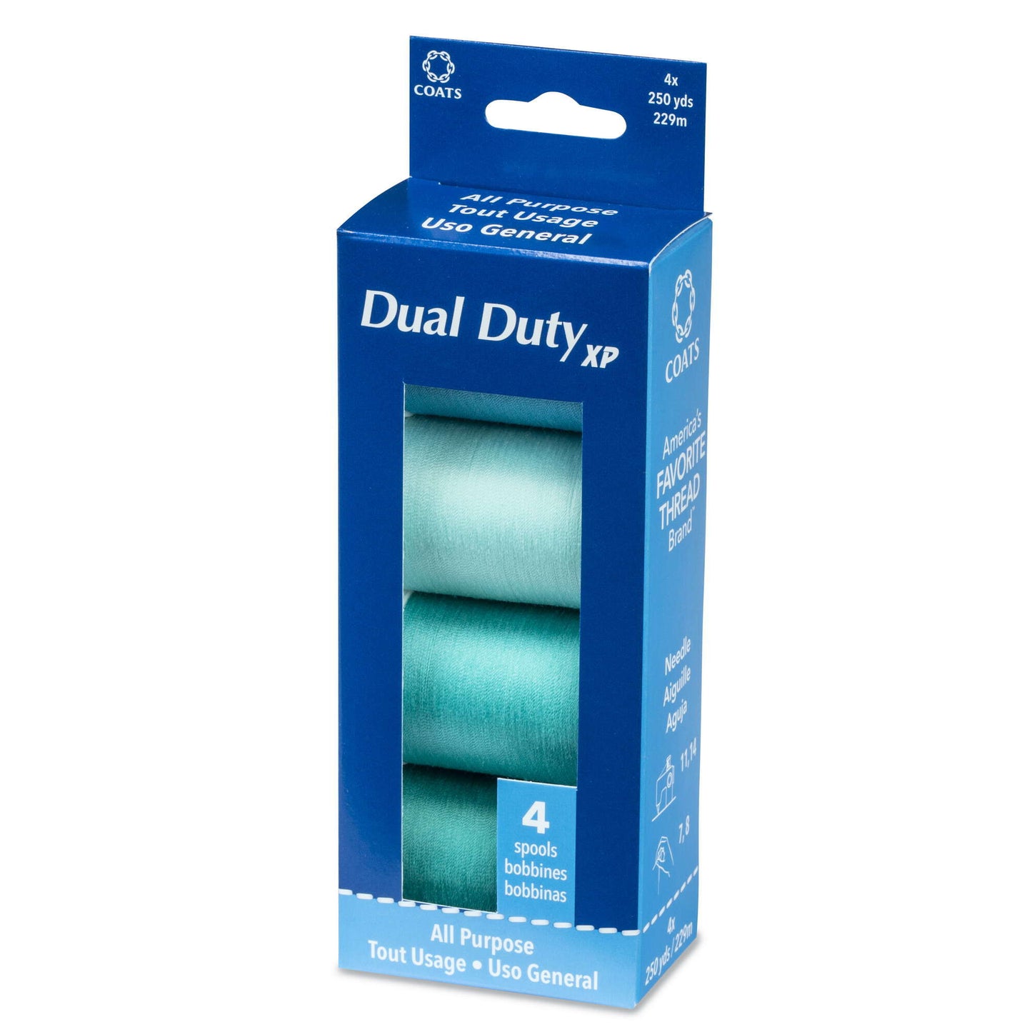 CC Dual Duty XP All Purpose Sewing Thread, 4 Spools - Clearance shades