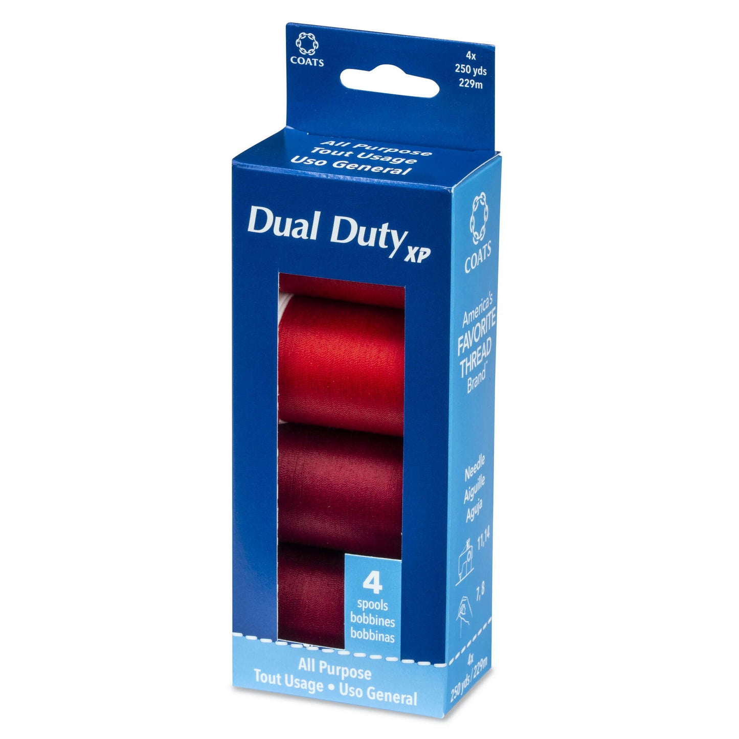 CC Dual Duty XP All Purpose Sewing Thread, 4 Spools - Clearance shades