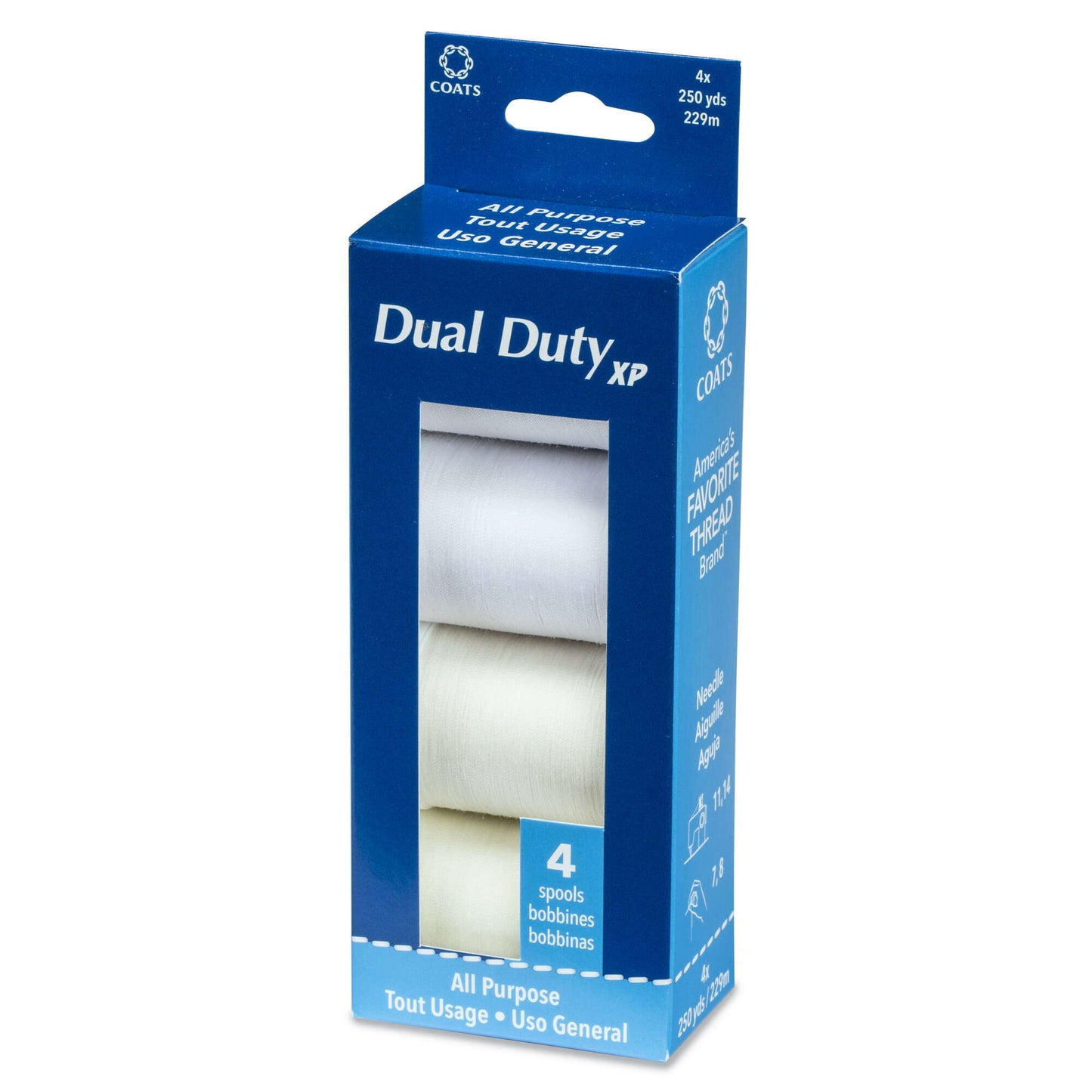 CC Dual Duty XP All Purpose Sewing Thread, 4 Spools - Clearance shades