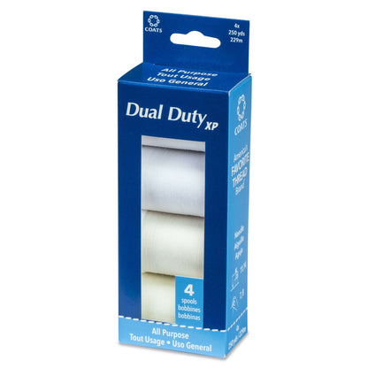 CC Dual Duty XP All Purpose Sewing Thread, 4 Spools - Clearance shades