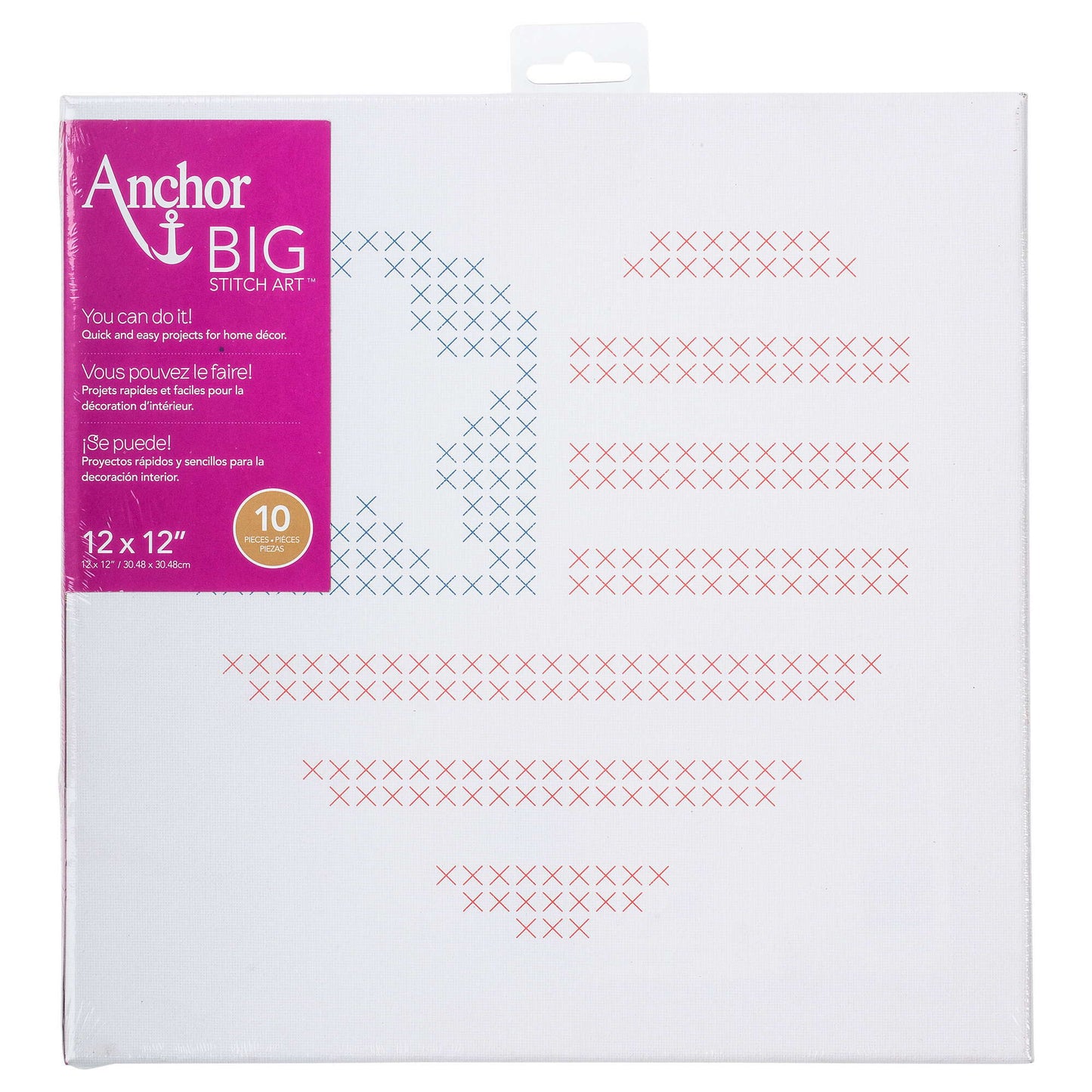 AN Big Stitch Art 12" x 12" - Clearance Items