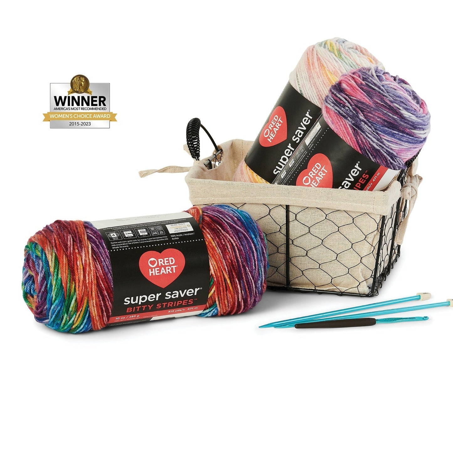 RH Super Saver Bitty Stripes Yarn