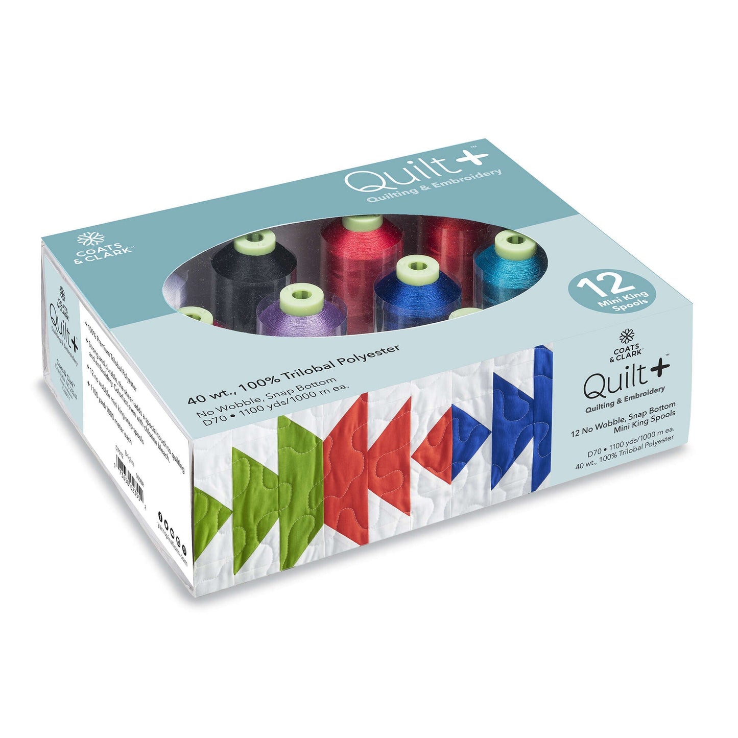 CC Quilt + Quilting & Embroidery Thread 12 Spool Set  - Clearance items