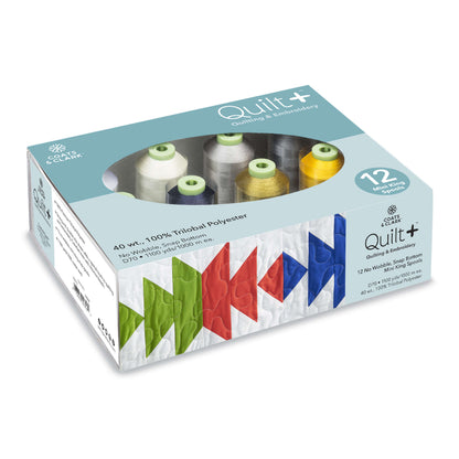 CC Quilt + Quilting & Embroidery Thread 12 Spool Set  - Clearance items