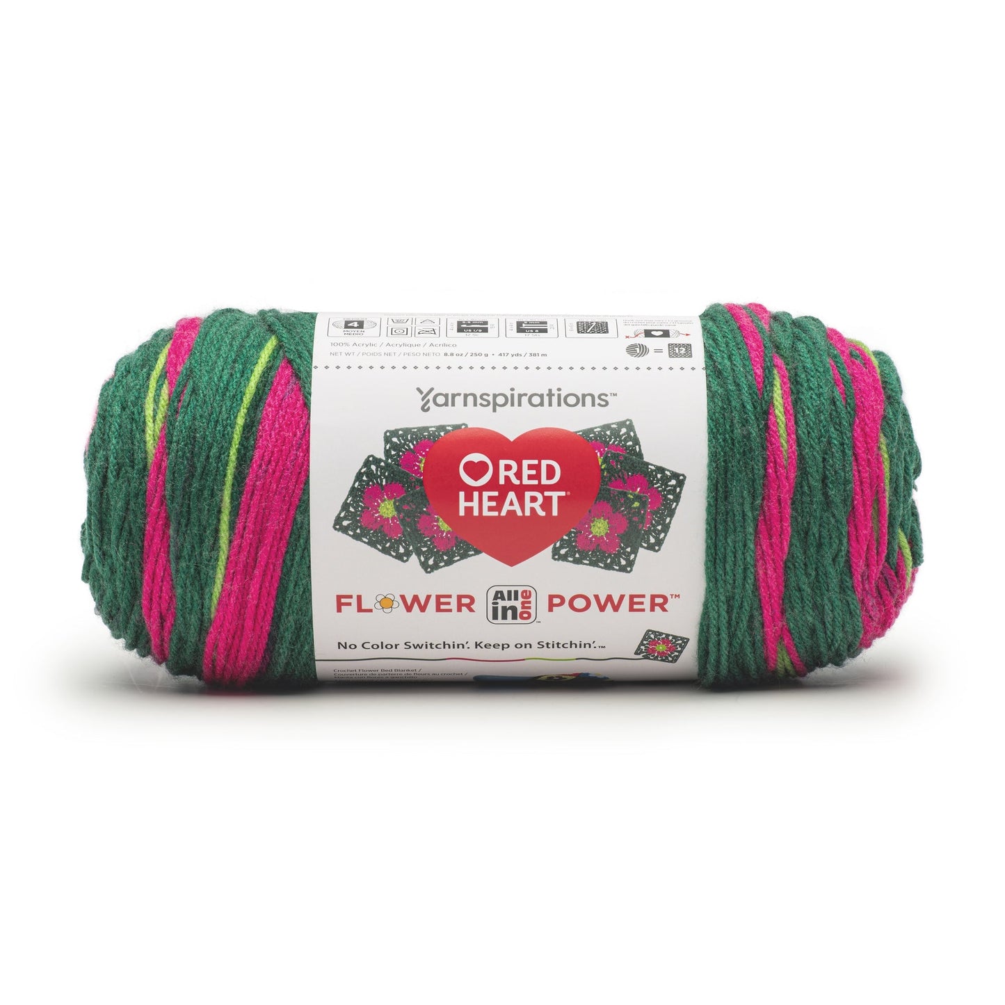 RH All In One Flower Power Yarn (250g/8.8oz)