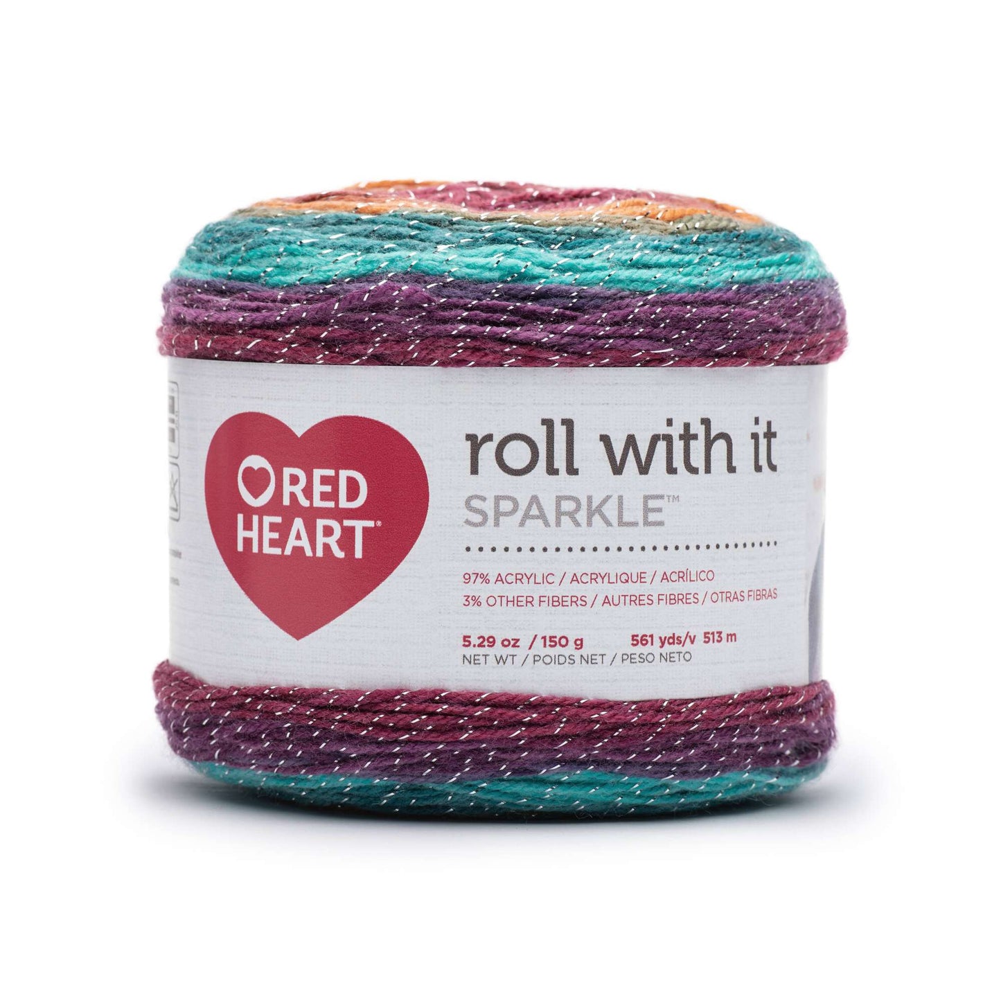 RH Roll With It Sparkle Yarn - Clearance shades