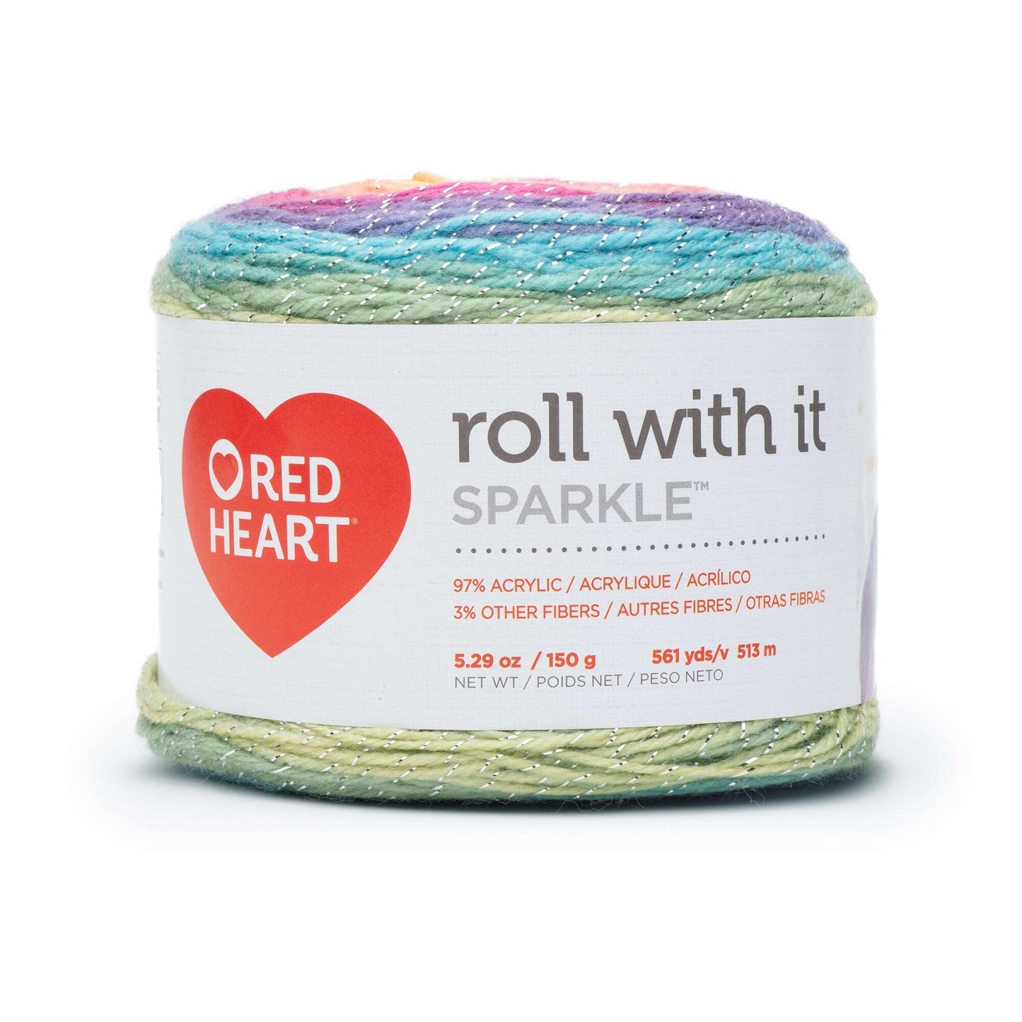 RH Roll With It Sparkle Yarn - Clearance shades