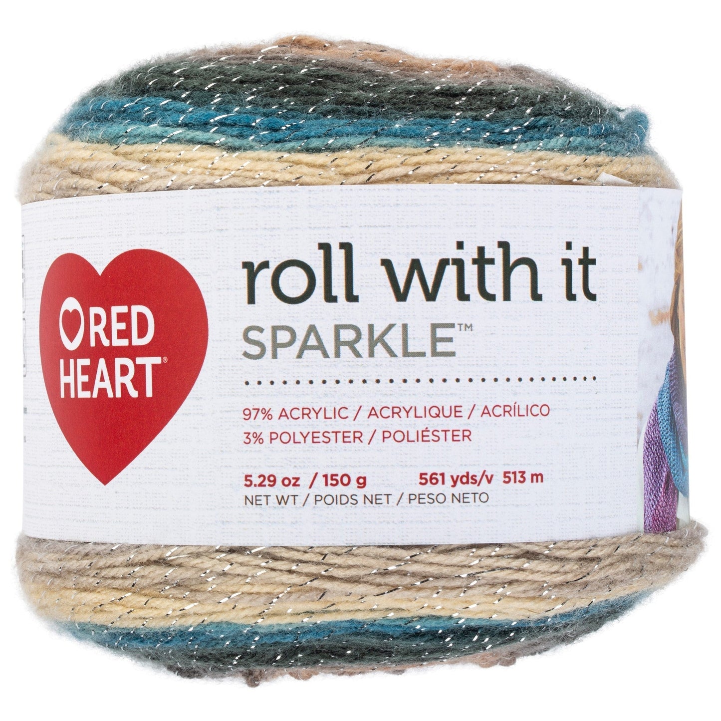 RH Roll With It Sparkle Yarn - Clearance shades