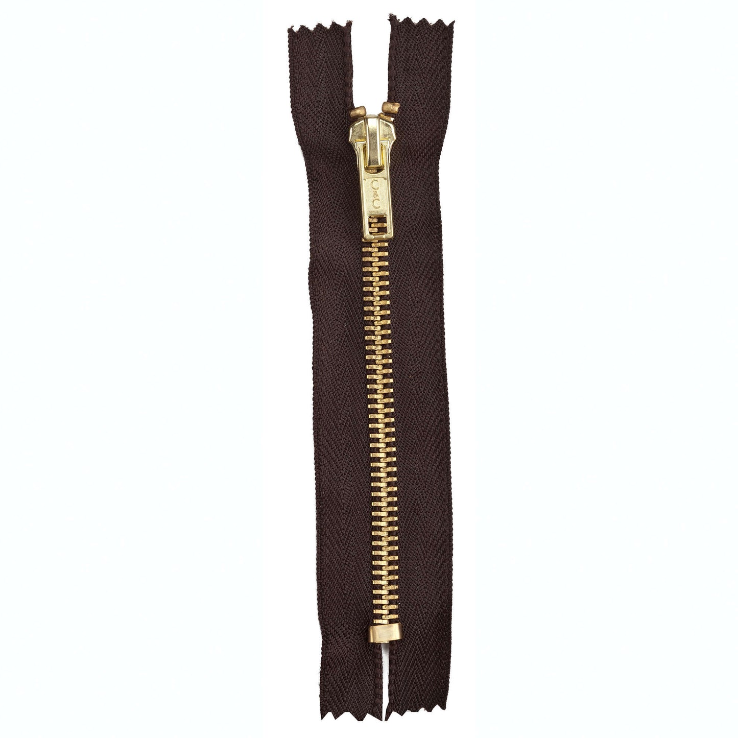 CC Fashion Metal Closed End Brass Zippers