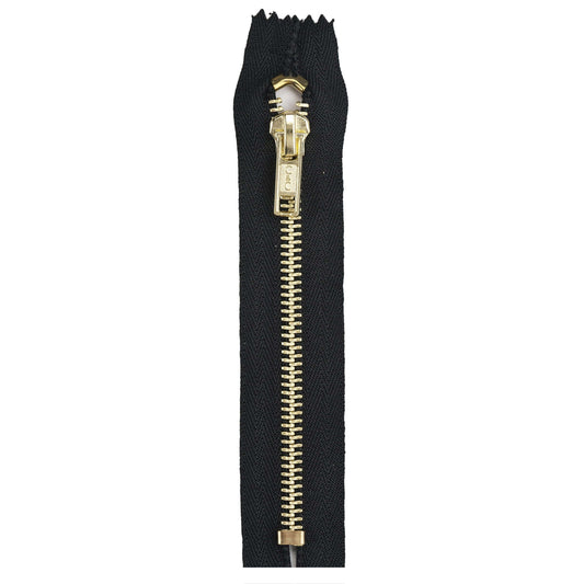 CC Brass Pocket Zippers
