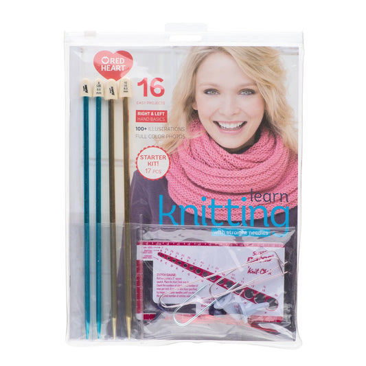 RH My Knitting Teacher Learn to Knit Kit