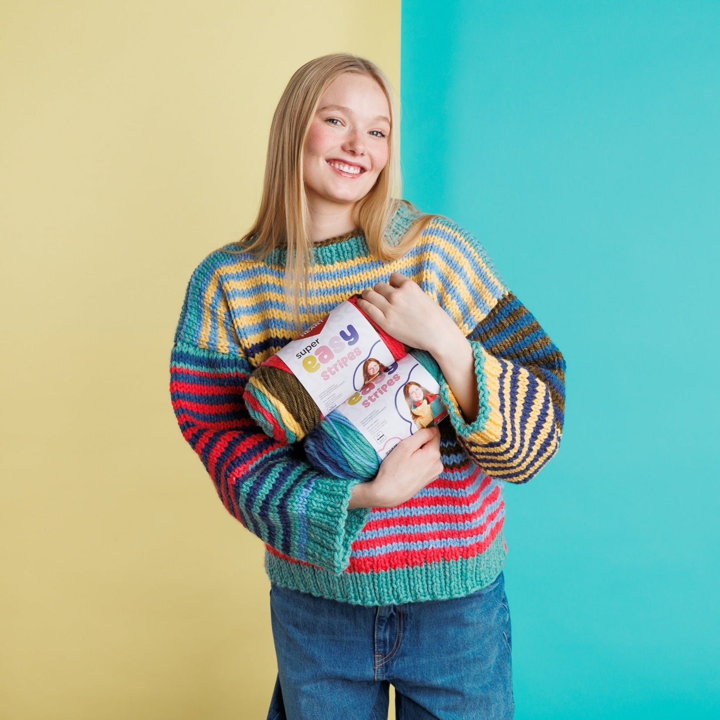 RH Super Easy Stripes Yarn (198G/7oz)
