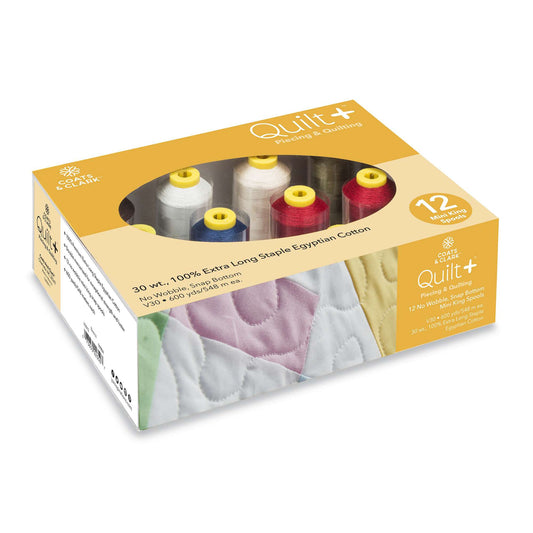 CC Quilt + Piecing & Quilting Thread 12 Spool Set - Clearance items
