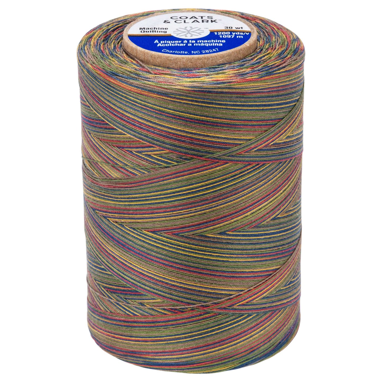 CC Cotton Machine Quilting Multicolor Thread (1200 Yards)